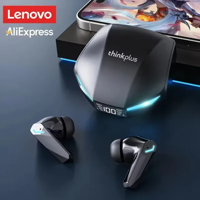 레노버 LP5 PRO 무선 블루투스 5.4 이어폰 TWS HiFi 사운드 헤드폰 게이밍 스포츠 이어버드 LP5Pro 마이크 내장 헤드셋 2026
